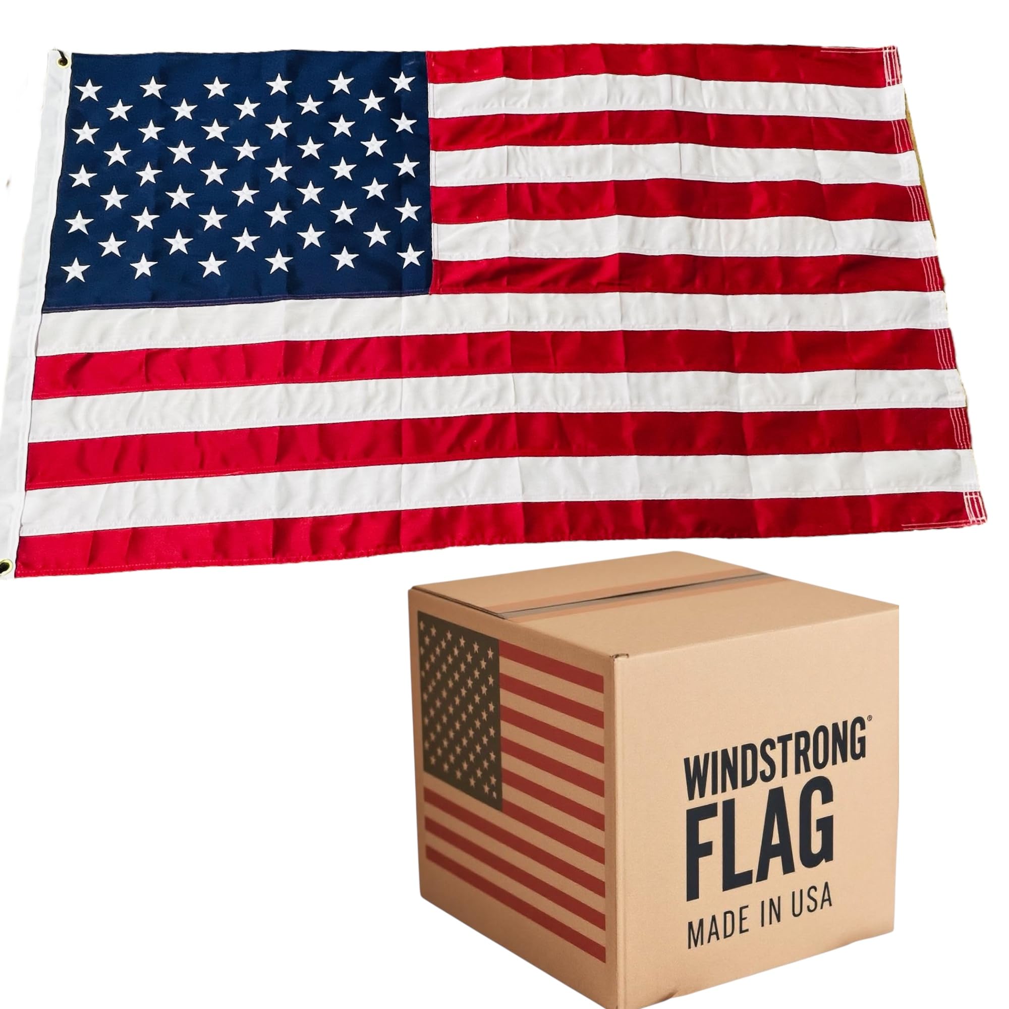 Amazon.com : WINDSTRONG Heavy Duty US American Flag with
