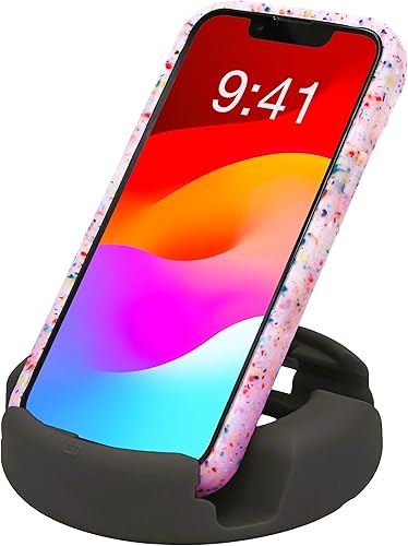 GoDonut Plus+ Soporte para teléfono, accesorio de montaje portátil, acceso al puerto de carga, compatible con tableta, iPhone y la mayoría de