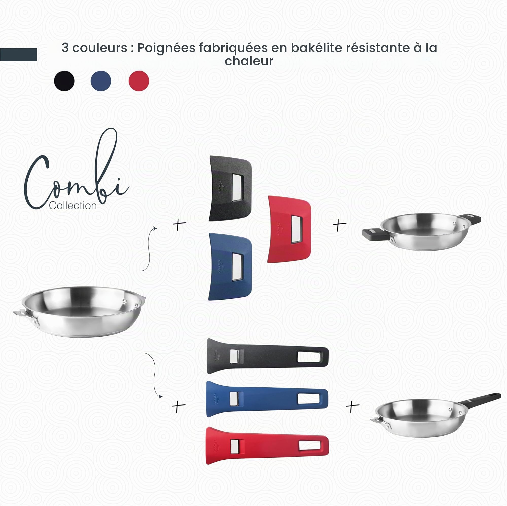 Lacor 56732 - Corps pour Poêle Combi, Acier inoxydable 18/10, finition I... | Fabriqué en acier inoxydable de qualité alimentaire; haute résistance à la corrosion et usure quotidienne