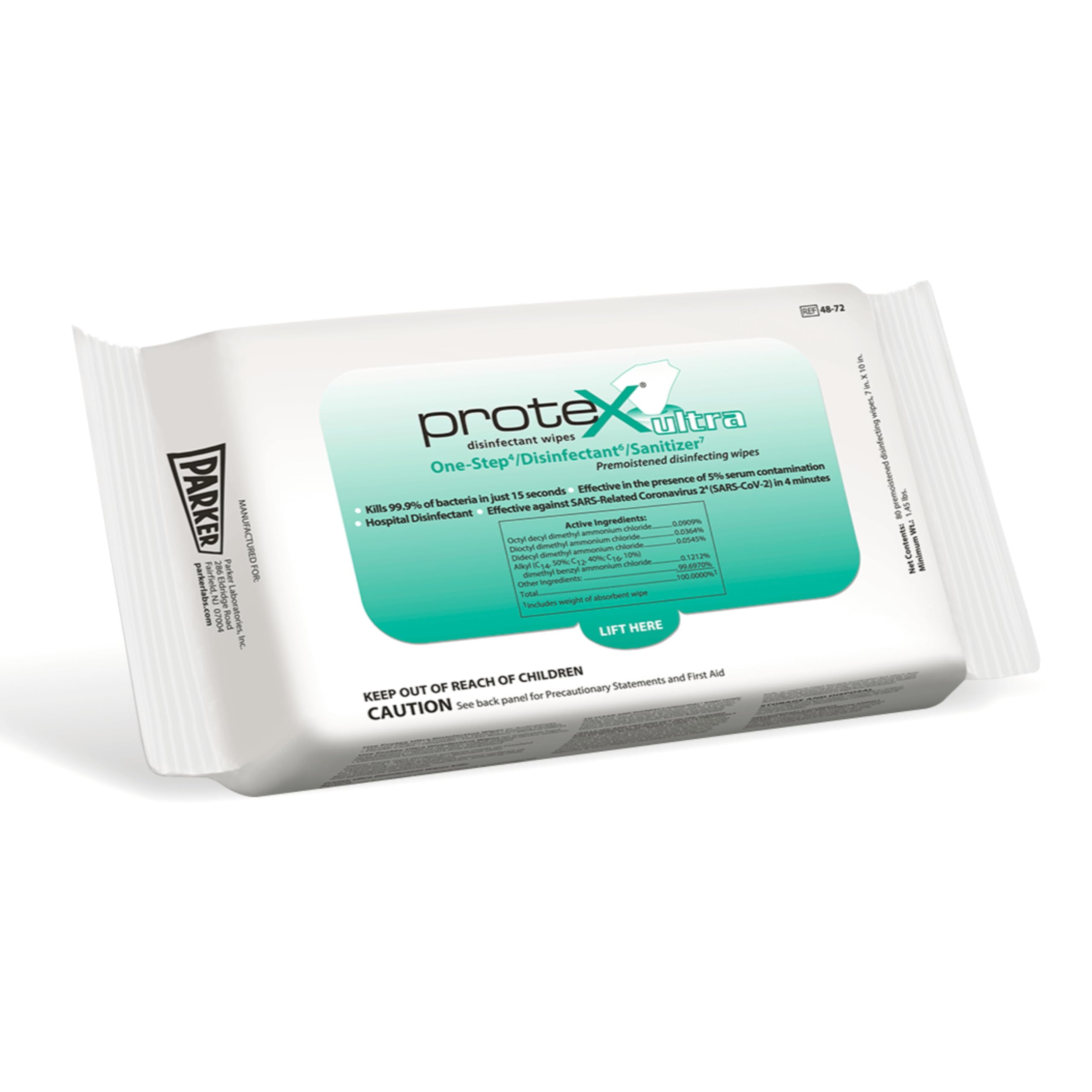 Amazon.com: Parker Labs 48-40 Protex Disinfectant Textured Wipes
