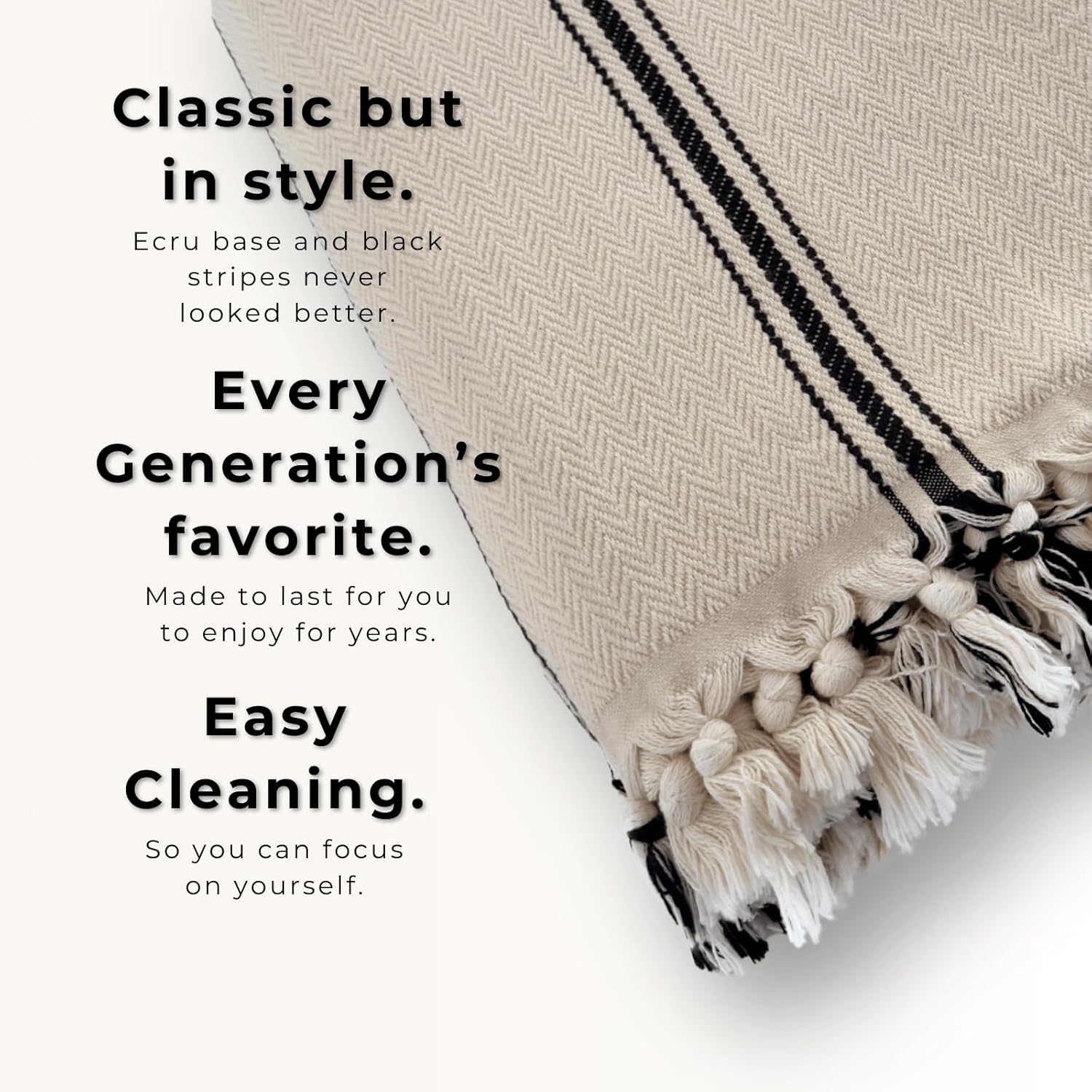 The Loomia 100% Cotton Luxury Woven Turkish King Size Blanket