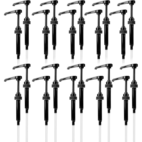 The Perfect Pour: 20 Syrup Pumps for 750ml Bottles