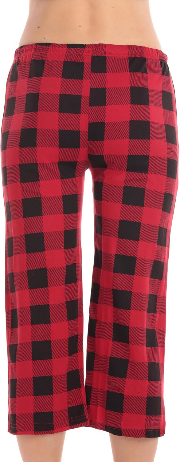 Just Love 100% Cotton Women Pajama Capri Pants Sleepwear - Image 3