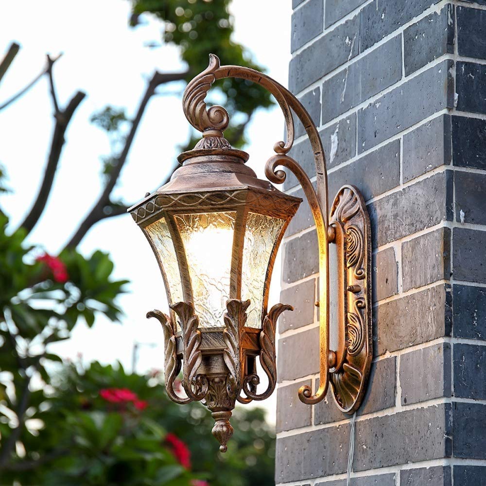 Applique murale extérieure E27 étanche pour jardin et terrasse style rétro