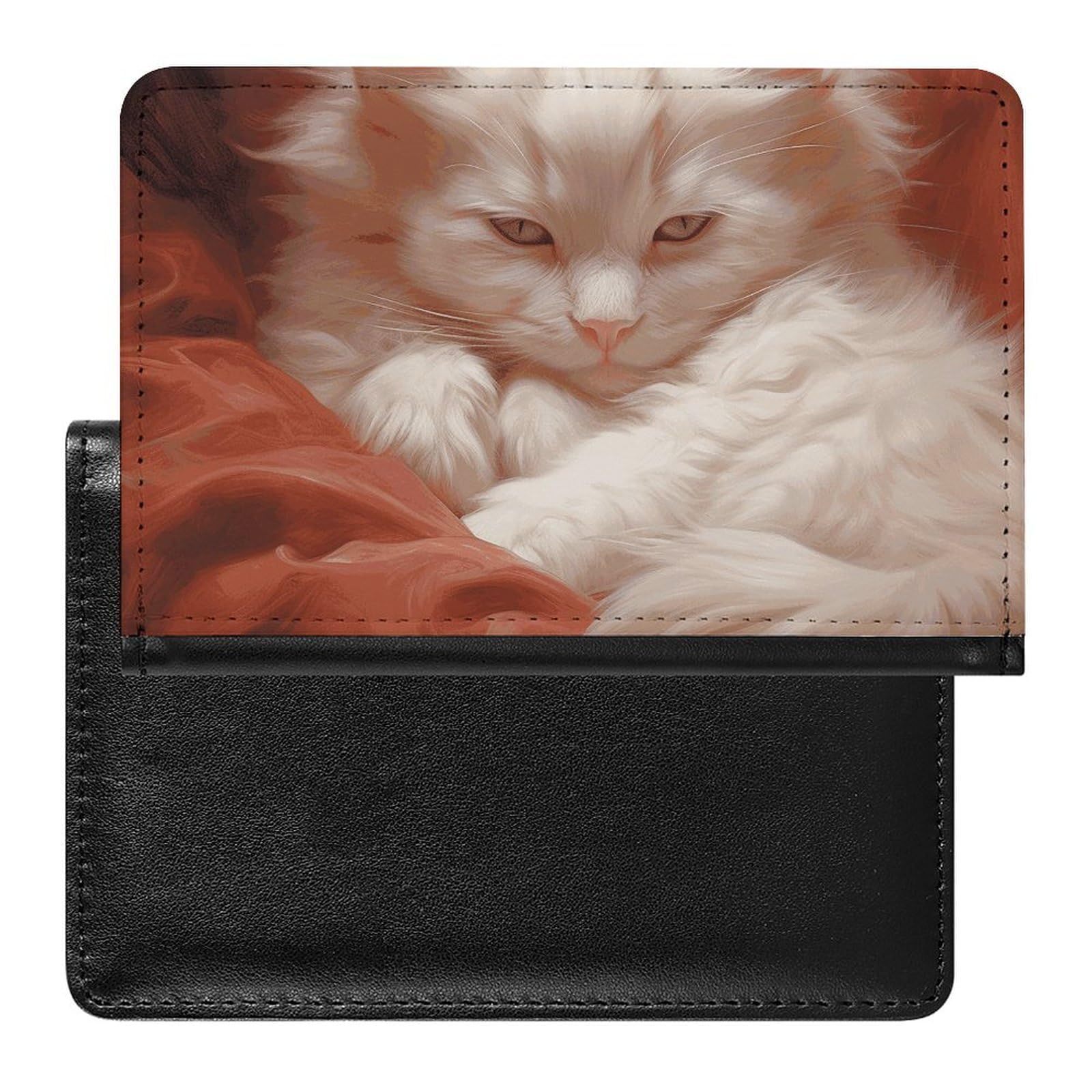 Porte-passeport chat brumeux imperméable taille unique - 8