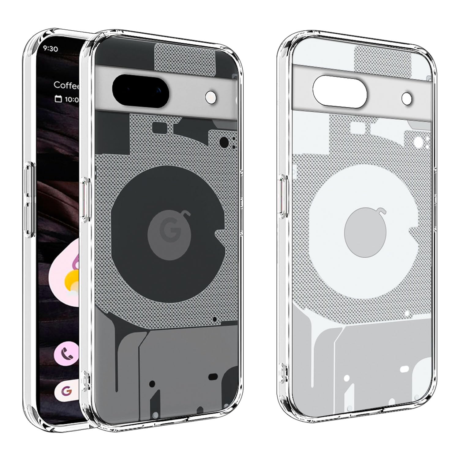 HELLO ZONE Back Cover Case for Pixel 7A (Designer Matte Finish Soft Transparent) (B0D2HX1X9M) Amazon Price History, Amazon Price Tracker