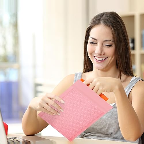 Miniatura 6 de packbabol Sobres de burbujas, sobres acolchados de burbujas de 6 x 9 pulgadas, paquete de 50 sobres de burbujas, opacos, autoadhesivos,