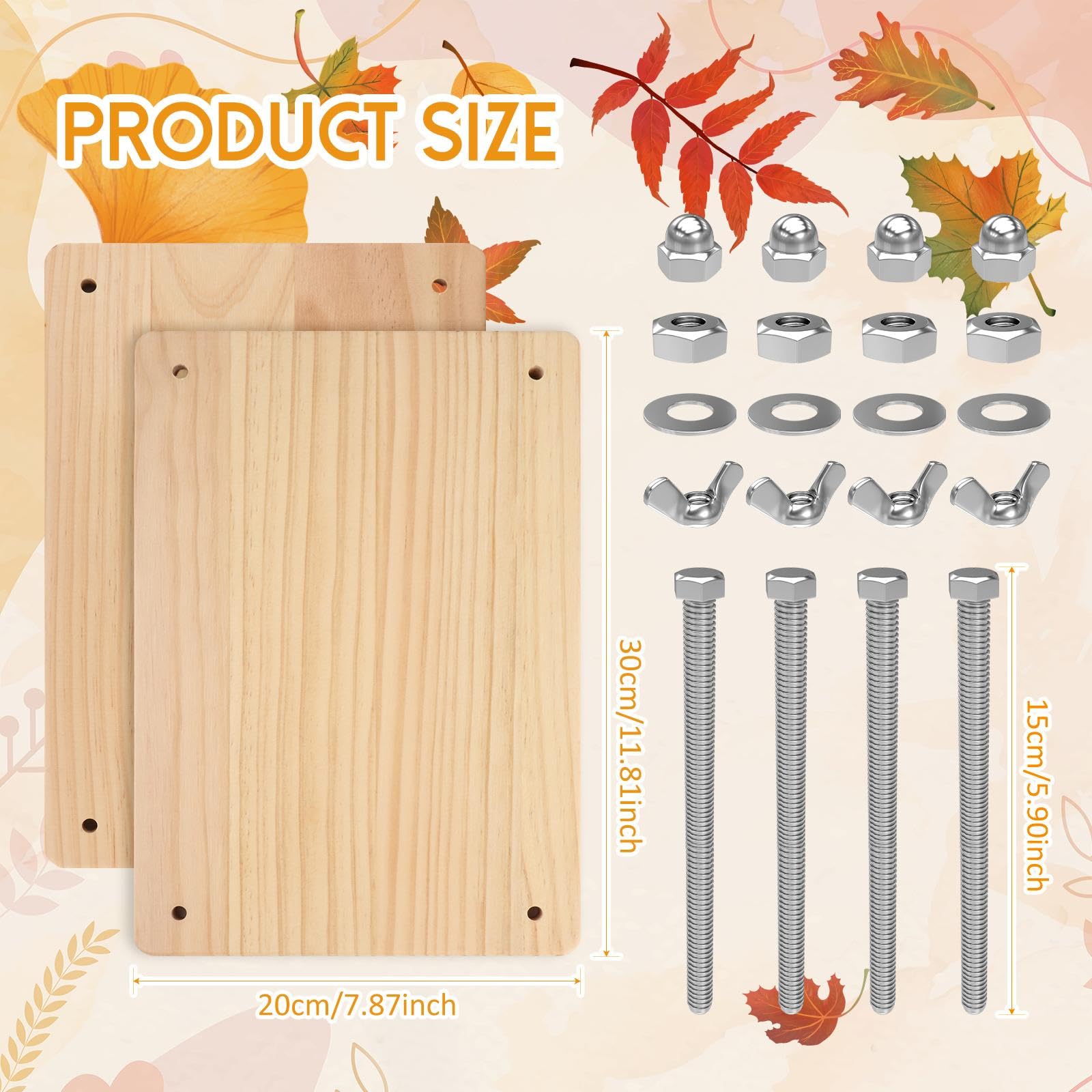 TTETTZ Wooden Book Press Practical Book Binding Tool for Home DIY Bookbinding Cards