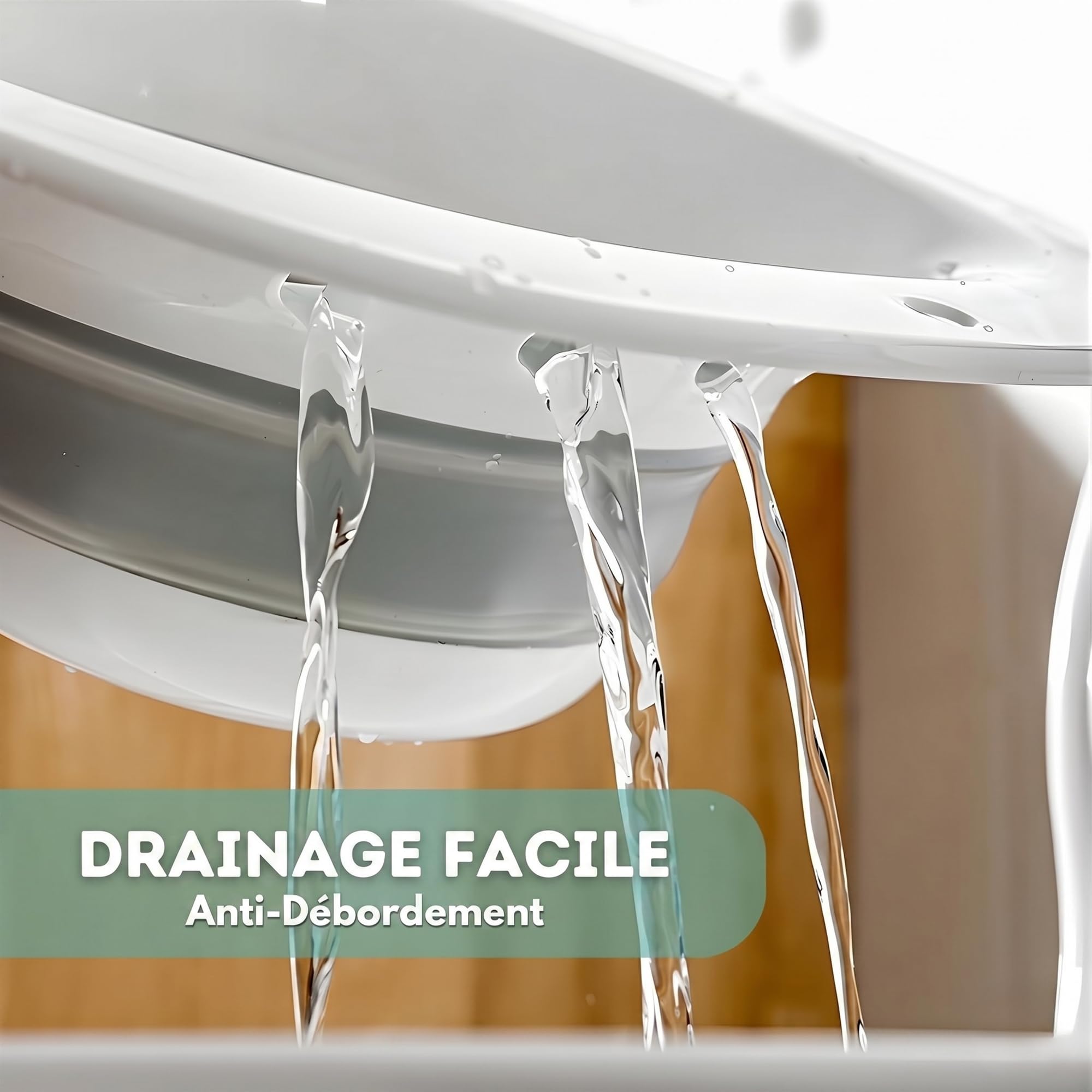 Bidet pour toilettes - Sitz Bath-Basin Hémorroïdes Bidet portable pour bain de siège adulte avec décharge pour soins post-partum, soulagement périnéal, femmes enceintes et personnes âgées