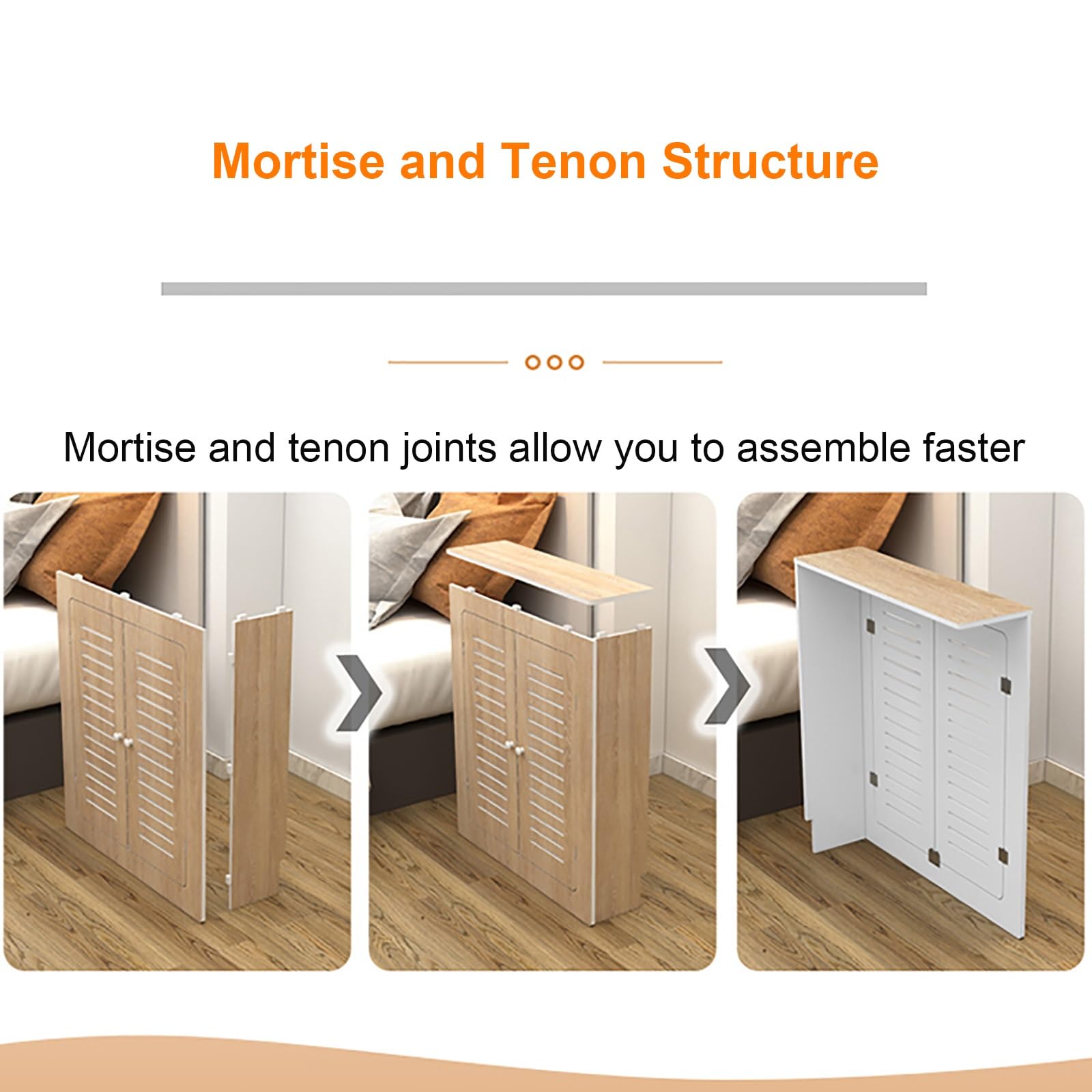 Radiator Covers Cabinet Shelf Home, Modern Heat Covers for Radiator, Strong Load-Bearing Capacity, Living Room Heating Decorative Cabinet, Easy Assembly(90x80x20cm/35x31x8in)