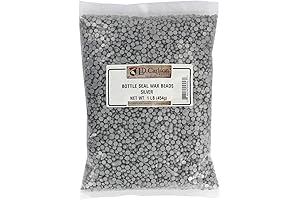 Bottle Seal Wax Beads: Silver-Toned Elegance for Enhanced Package Security