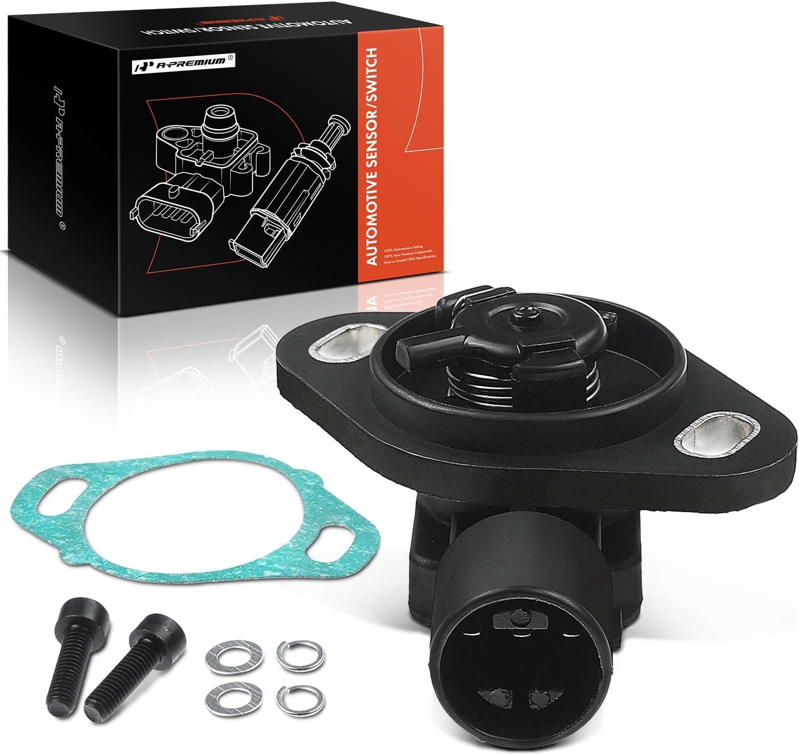 TPS Throttle Position Sensor Compatible with Honda Accord 1990-2002, Civic 1989-2000, Civic del Sol 1993-1997, CRV CRX Odyssey Pilot & Acura CL Integra 1988-2001, MDX, Replace# 16400P06A11