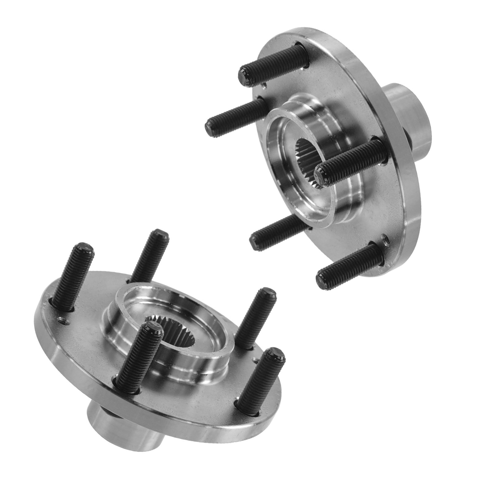 TRQ Wheel Hub FRONT PAIR For 2006-2010 Sonata 2.4L