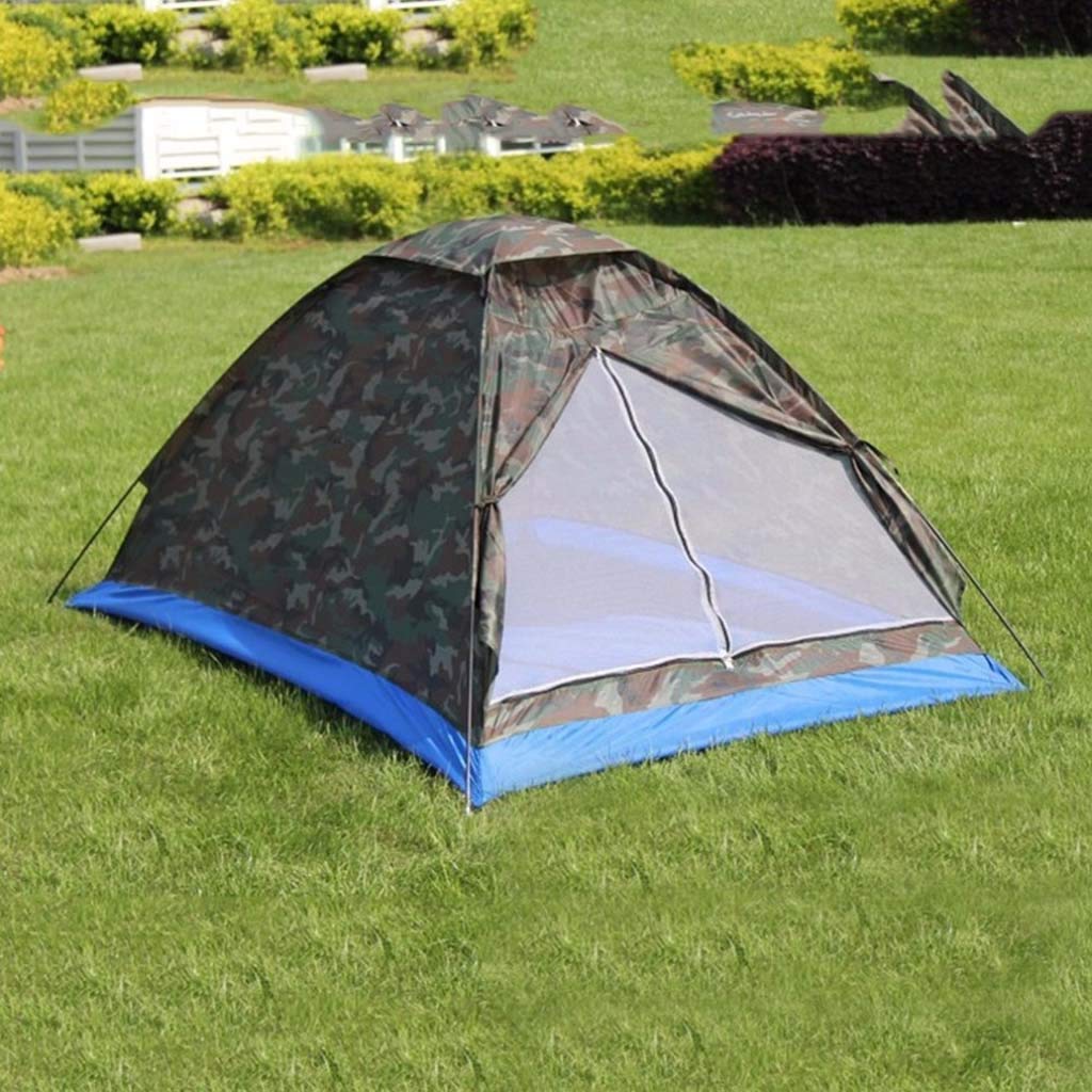 防水PU1000mmポリエステルテント用の屋外ポータブル単層キャンプテント迷彩 防水PU1000mmポリエステルテント用の屋外ポータブル単層キャンプテント