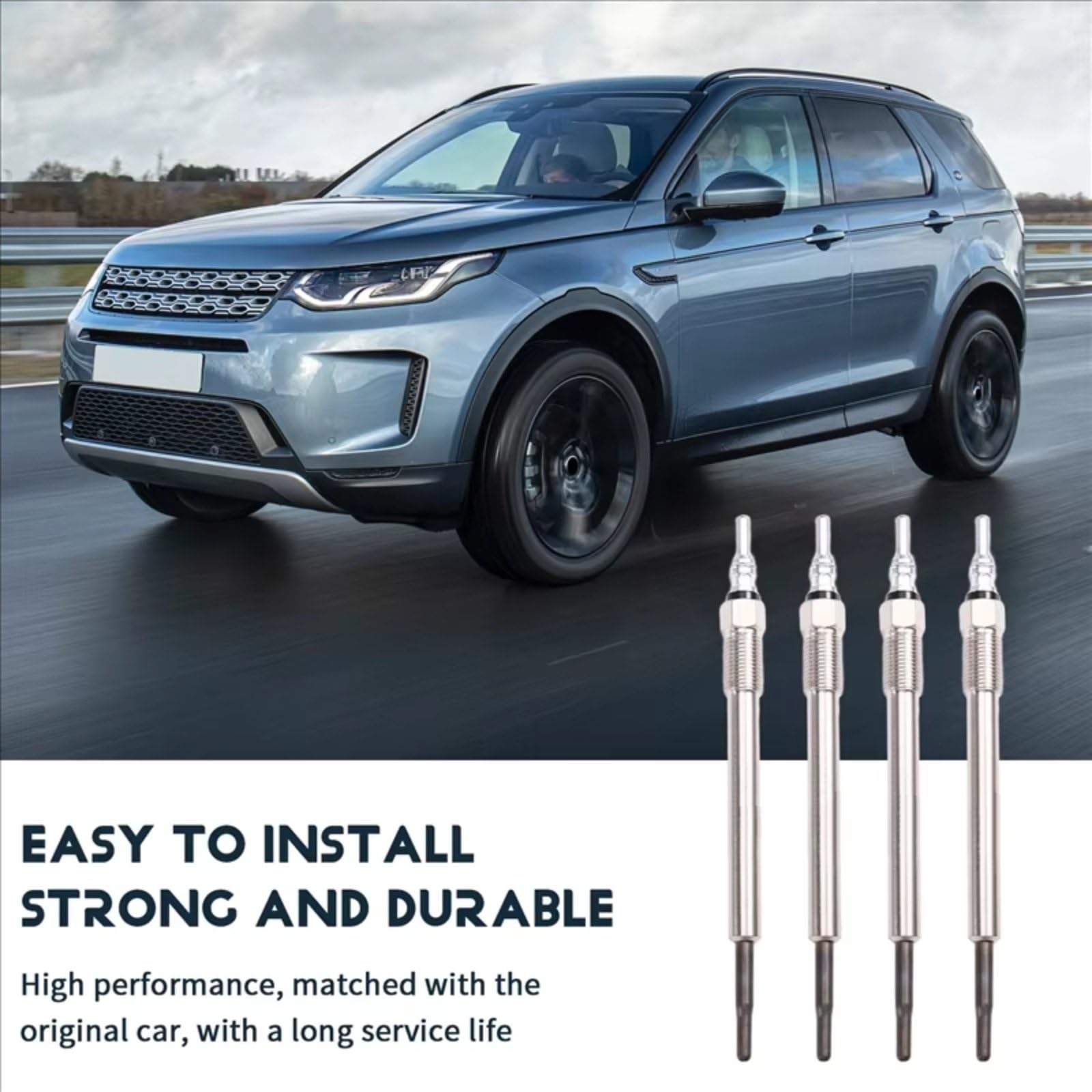 Compatibile con Land Per Rover Per Range Per Evoque 2015 2016 2017 2018 2019 LR073727 Sostituzione Della Riparazione Candela Candelette Auto