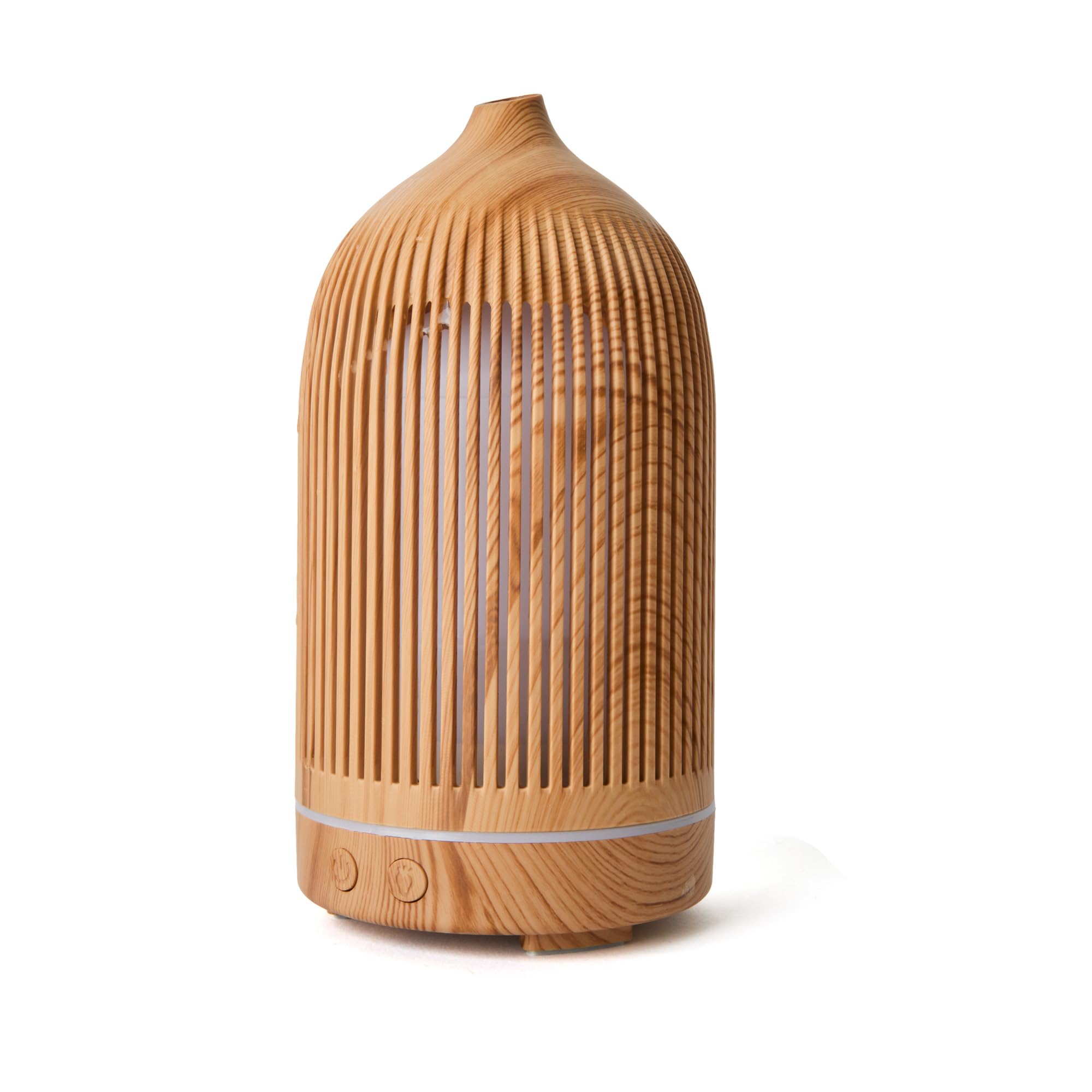 LYVN by Energy Sistem Diffuser - Difusor de Aromas ultrasónico/Madera Premium/Luz LED Multicolor/Humidificador silencioso/Temporizador 3h / Control de Niebla. Madera