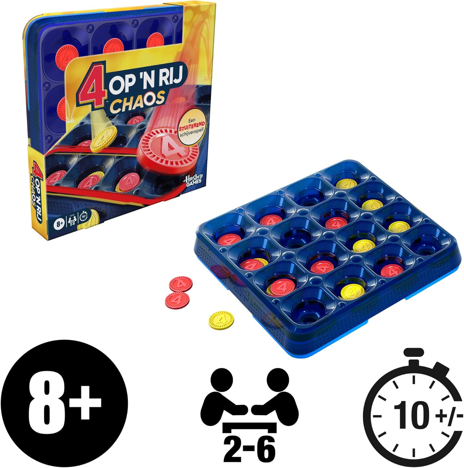4 on 'n Rij Chaos game - Dutch version