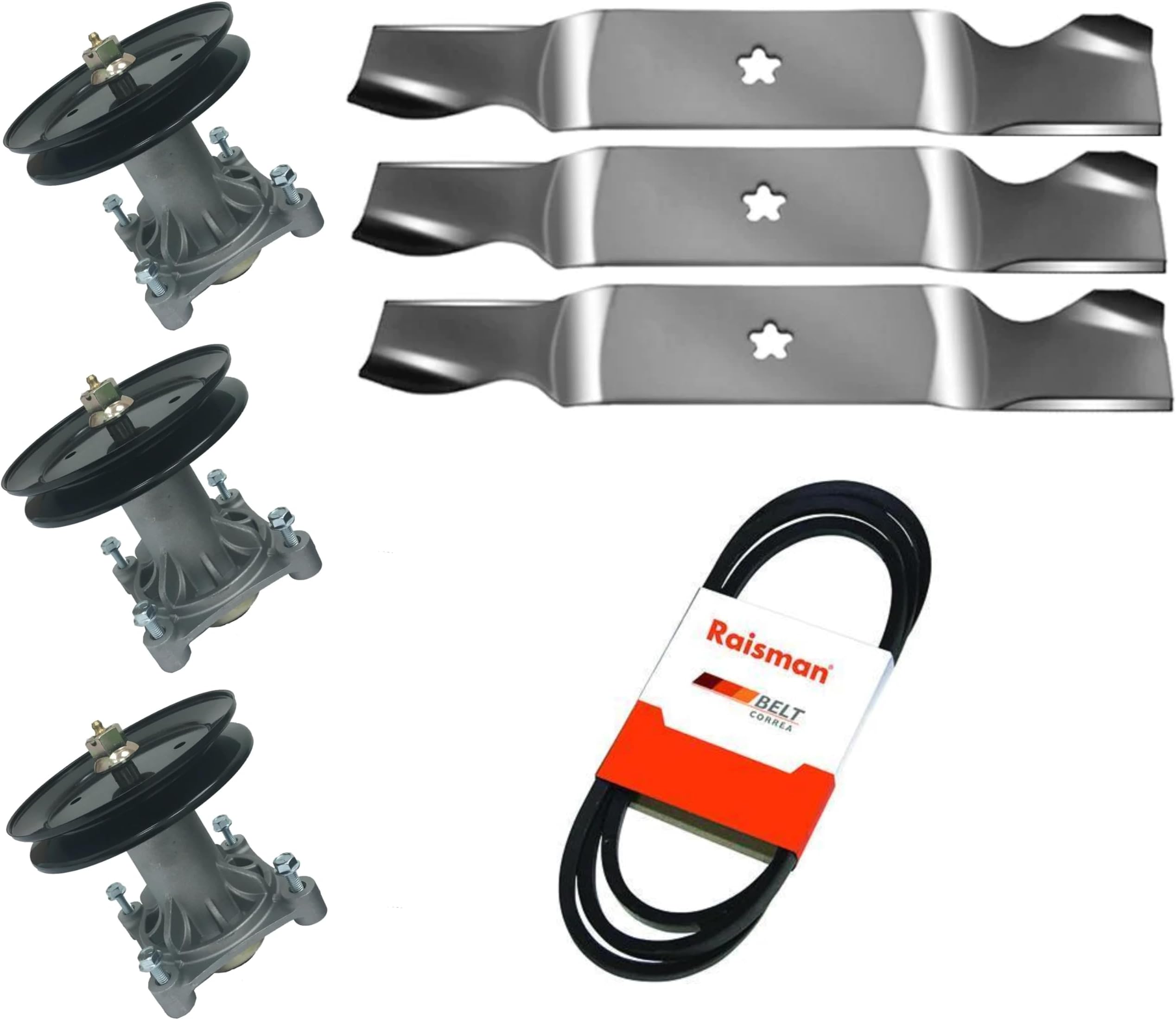 Lawn Mower Deck Rebuild Kit Compatible with 54” Craftsman Models 917.250240 917.250250 917.253260 917.253700 917.253701 917.253710 917.253711 917.254362 917.254363 917.256960 917.276800 and More