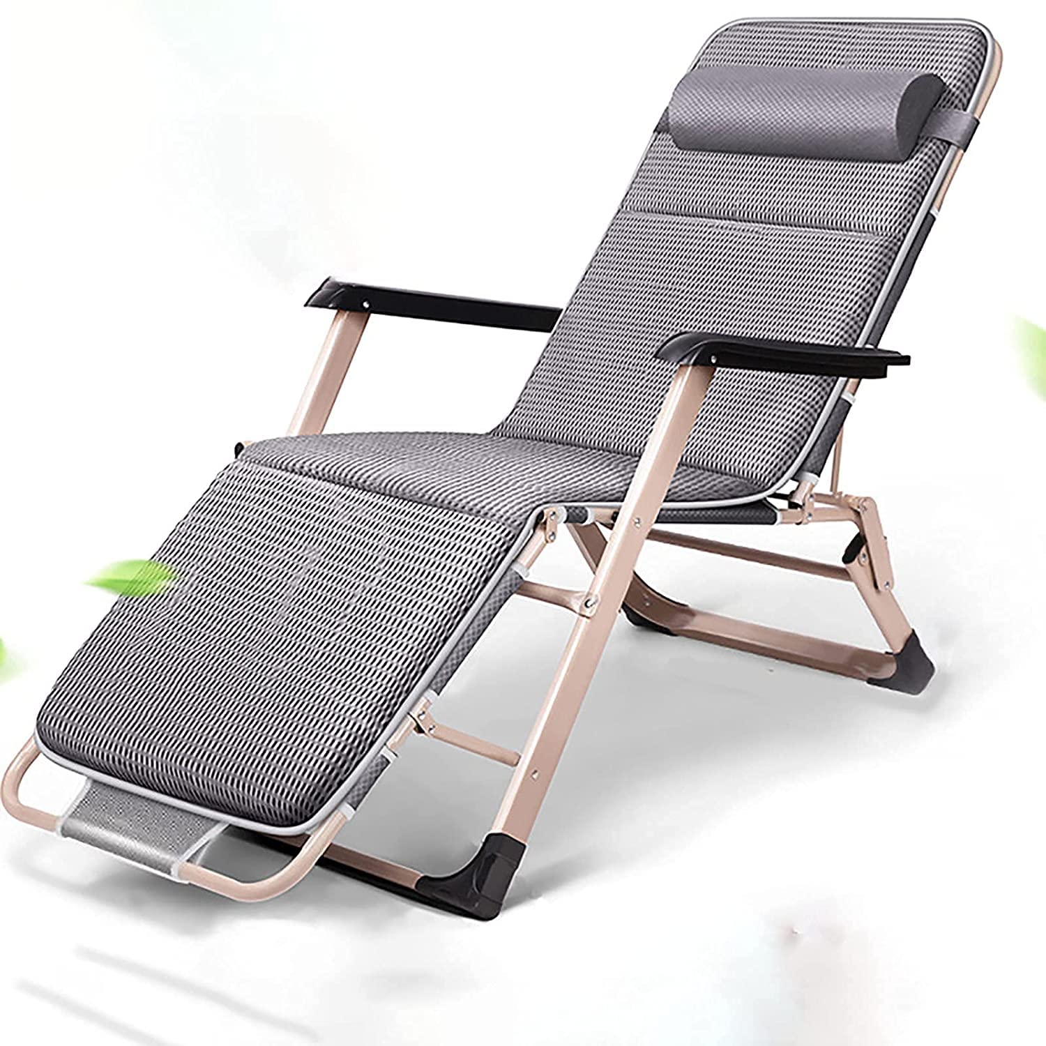 Chaise inclinable pliante pour soulager le dos sur la plage ou au jardin