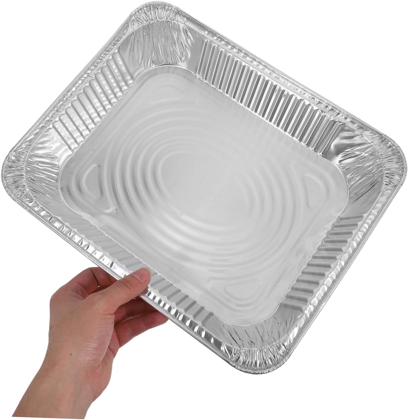 30Pcs High Temperature Aluminum Foil Pans for Bbq Baking Disposable Cooking Trays Versatile Heat Resistant Microwave Oven Safe for Meal Prep