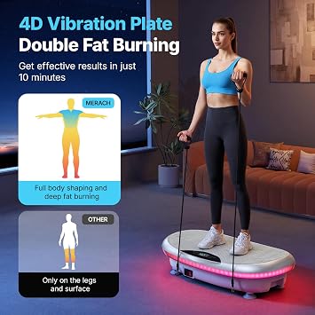 MERACH CV55 Advanced 4D Vibration Plate Exercise Machine