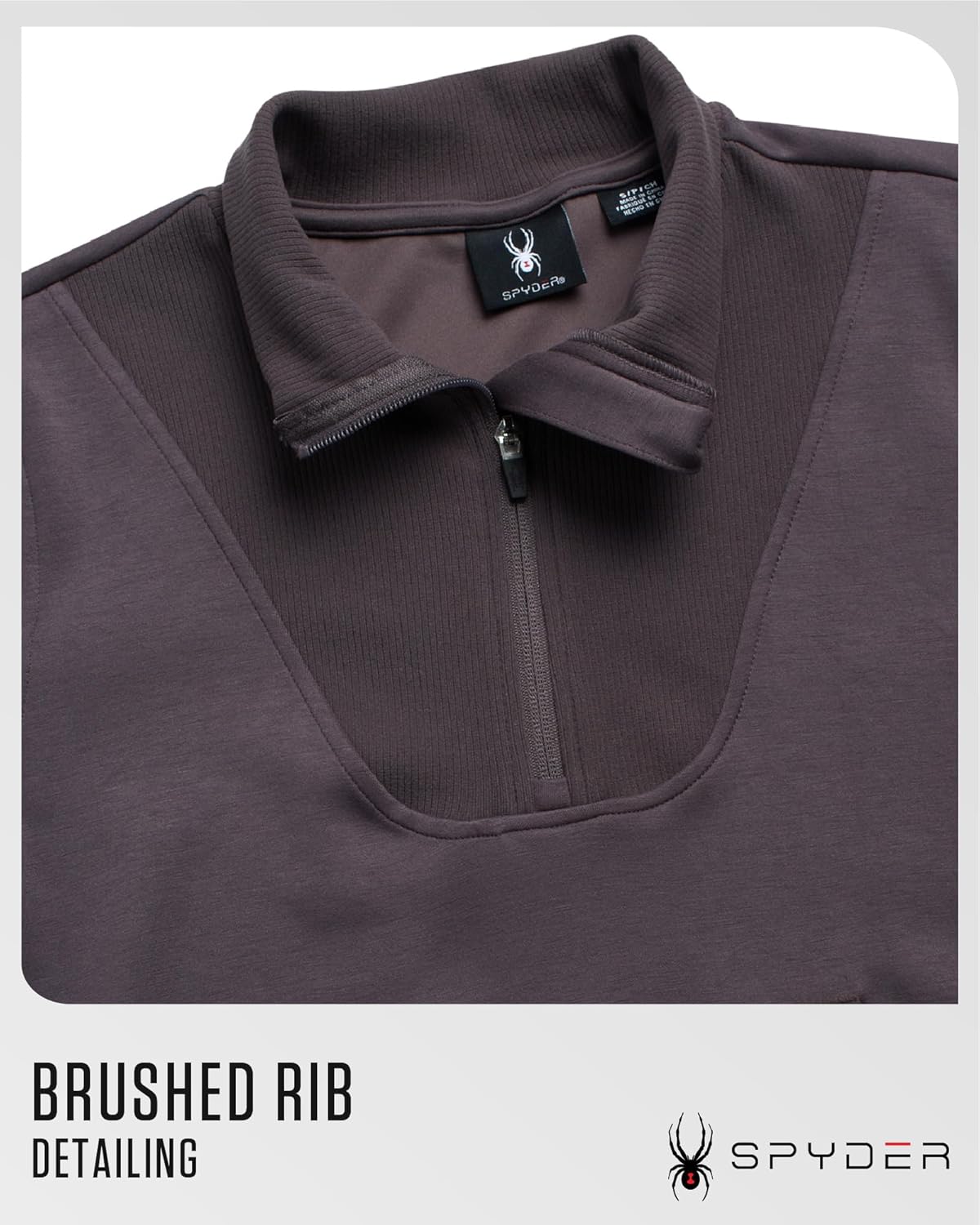 Spyder Womens Quarter Zip Pullover - Performance Fleece Mock Neck Sweatshirt for Women - Workout Sweater for Golf Hiking Gym - Image 5