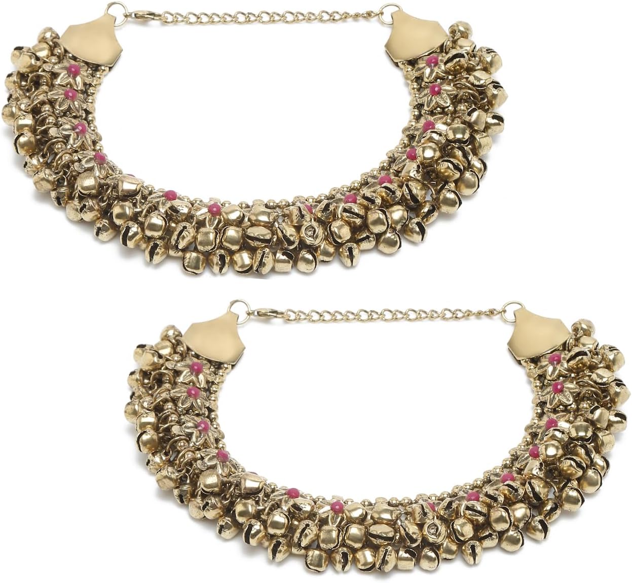 Jewellery German Silver Plated Stylish Handmade Payal Anklets for Girls and Women