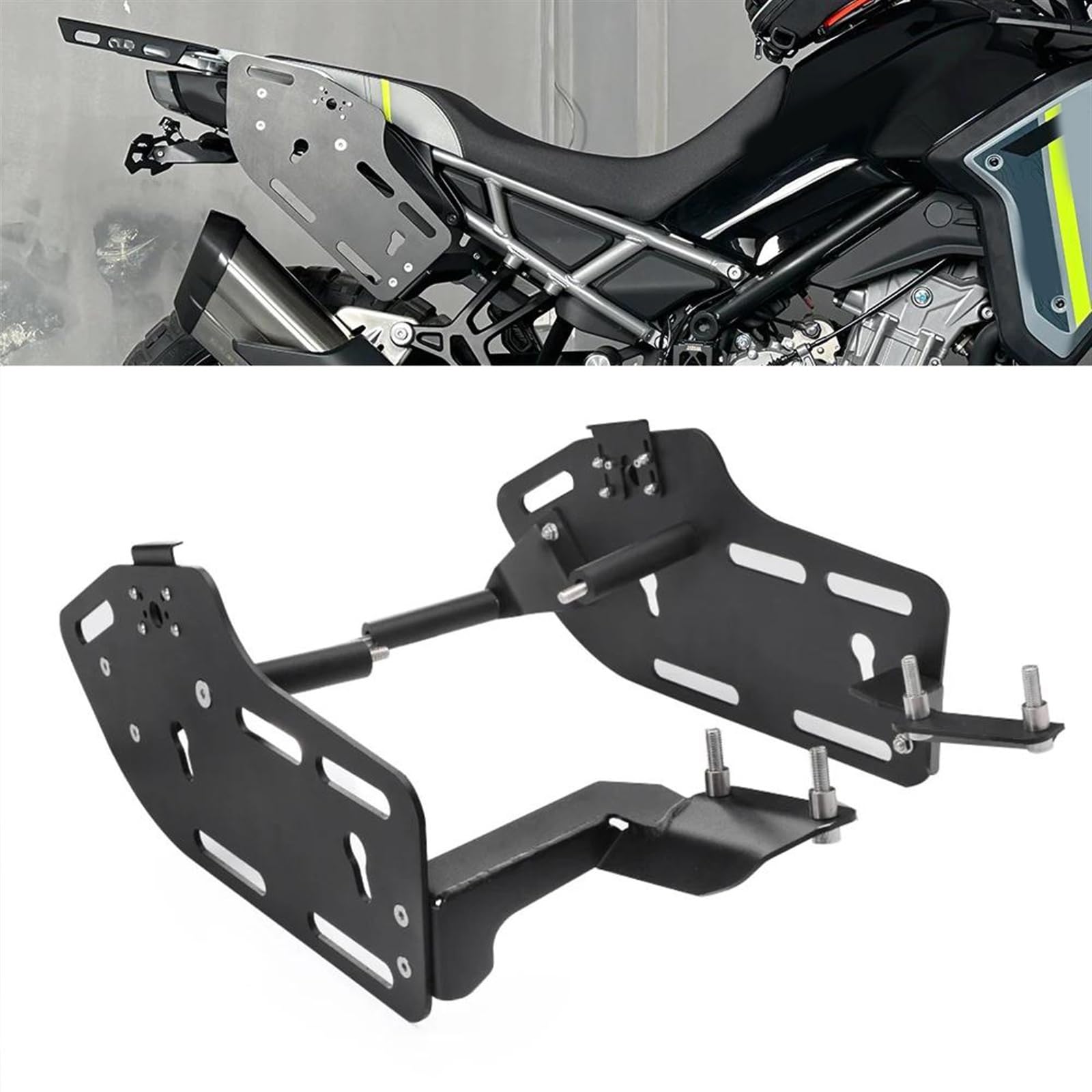 Support Latéral Pour Sacoches De Selle Moto - Compatible CFMOTO 450 MT 2024-2025
