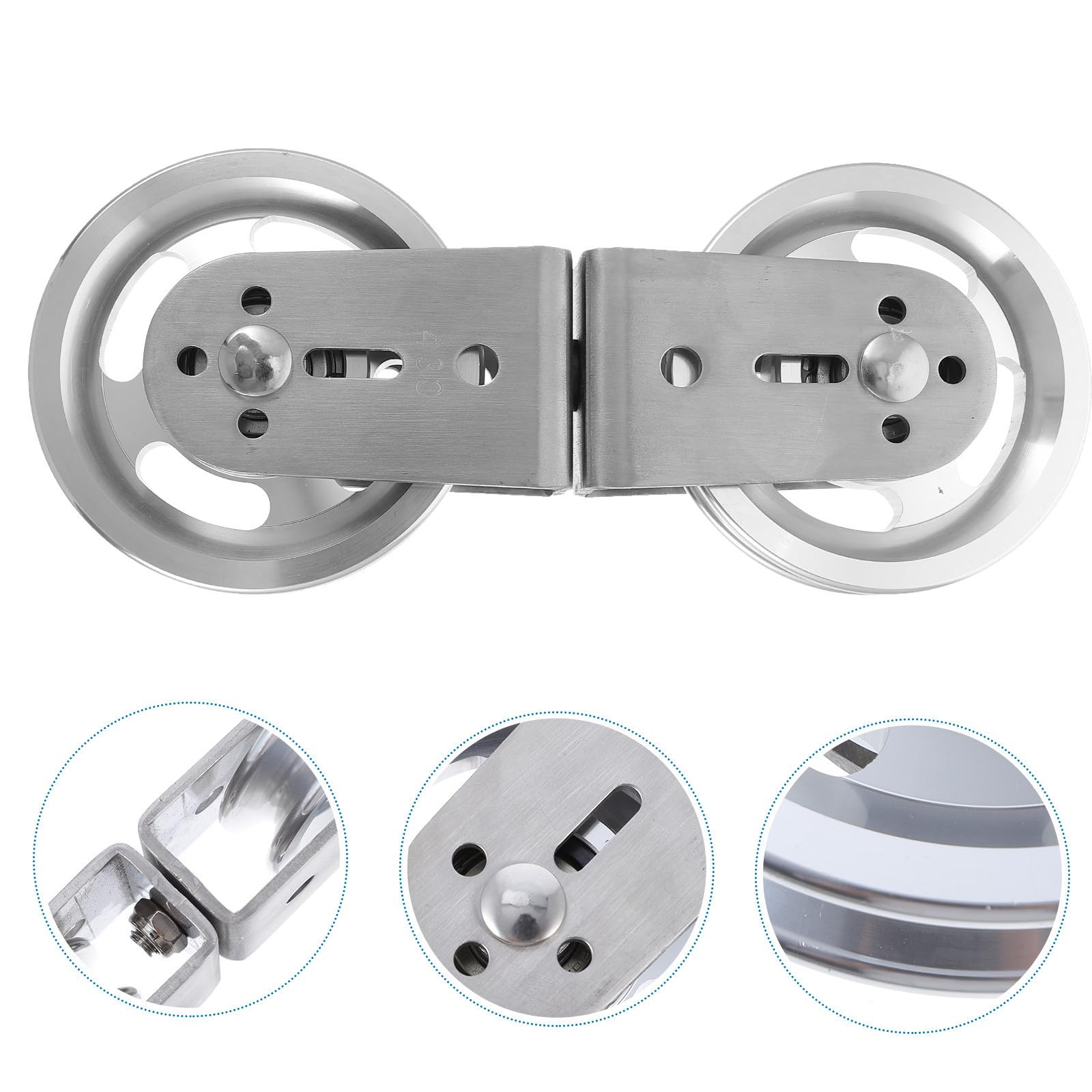 YARNOW Polea de Elevación y Fácil de Instalar Cojinetes de Acero Inoxidable Rueda Silenciosa para Máquina de Fitness Suspendida para Gimnasio en Casa