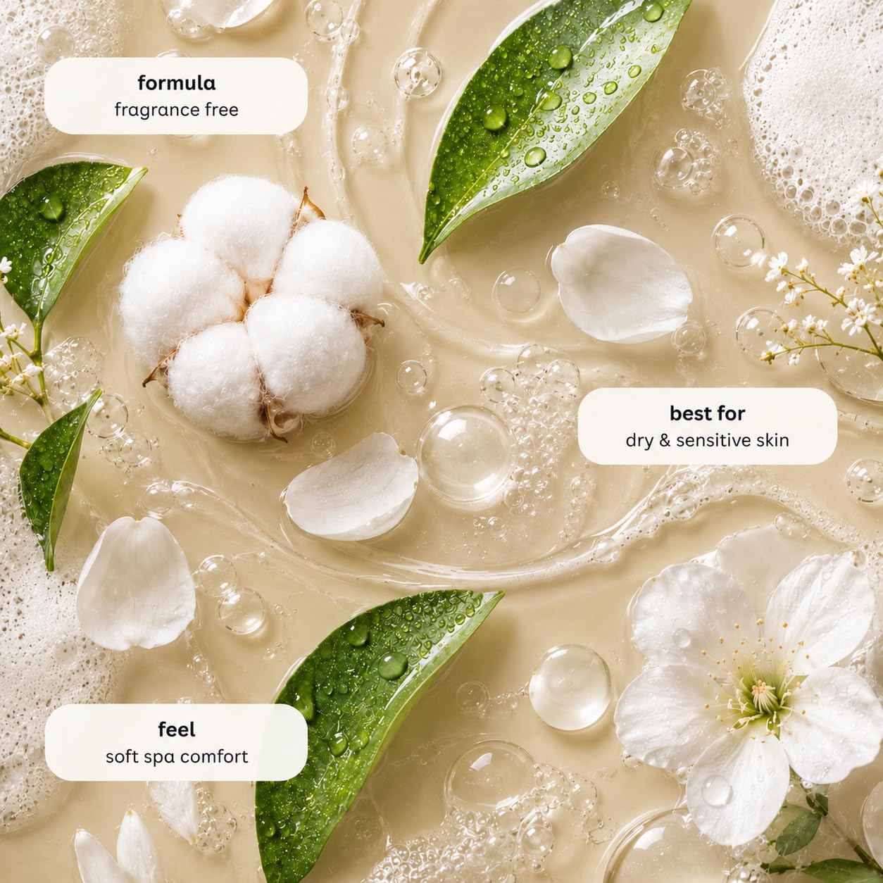 Ginger Lily Farms Club & Fitness Gel douche nourrissant, 100% végétalien et sans cruauté envers les animaux, gel de bain et douche pour homme et femme, sans parfum, recharge de 3,8 l