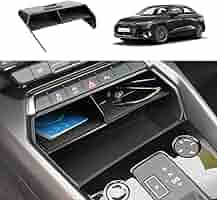Bracciolo Portaoggetti Per Audi A3/S3 2014-2019 - Scatola Console In ABS Nero