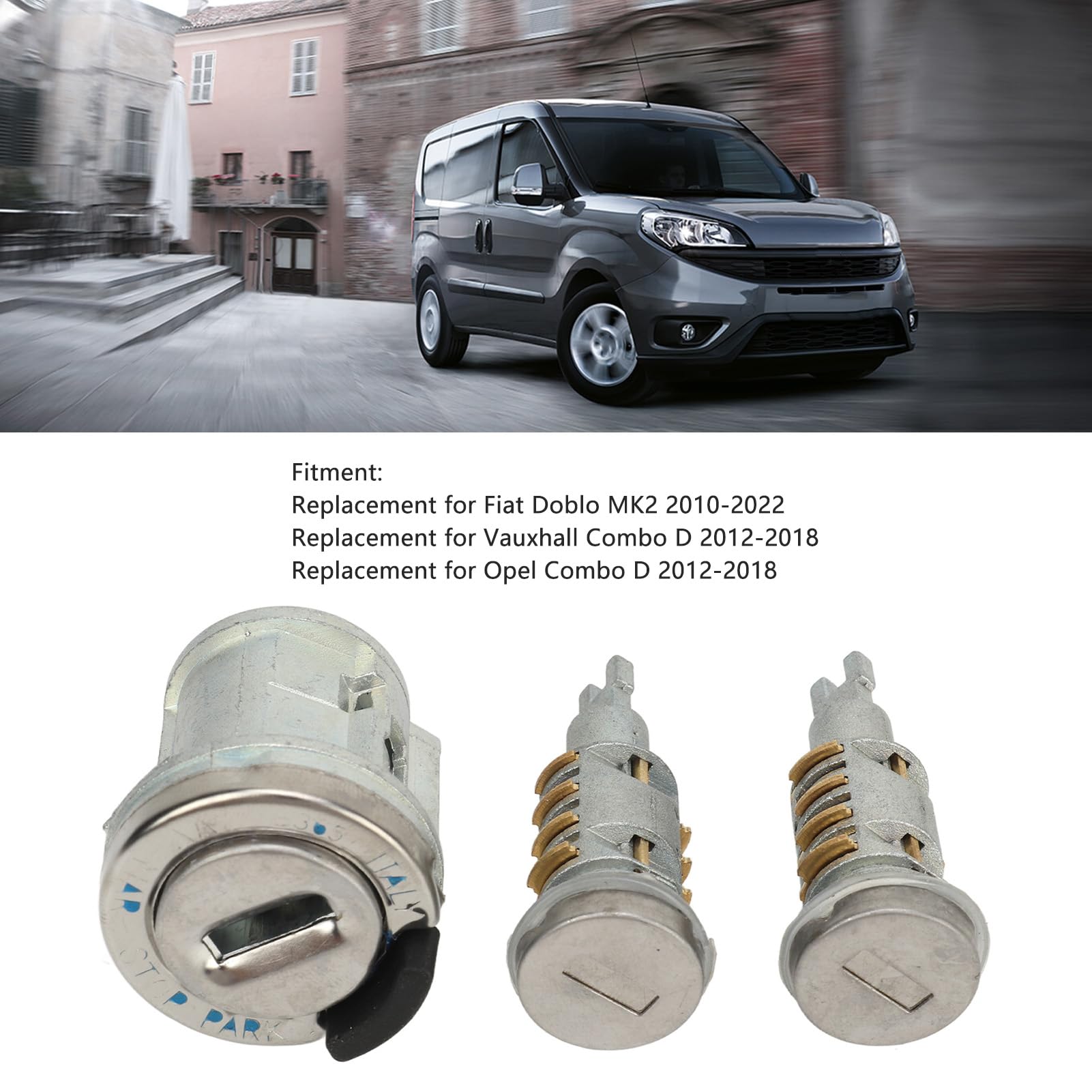 CMQA Chiusura Centralizzata Serratura Per Fiat Per Doblo Cargo 119 223 2000-2010 51757820 FT95355 Auto Posteriore Sinistra Serratura Porta Con 2 Linee Attuatore Serratura Portiera Auto - Foto 13