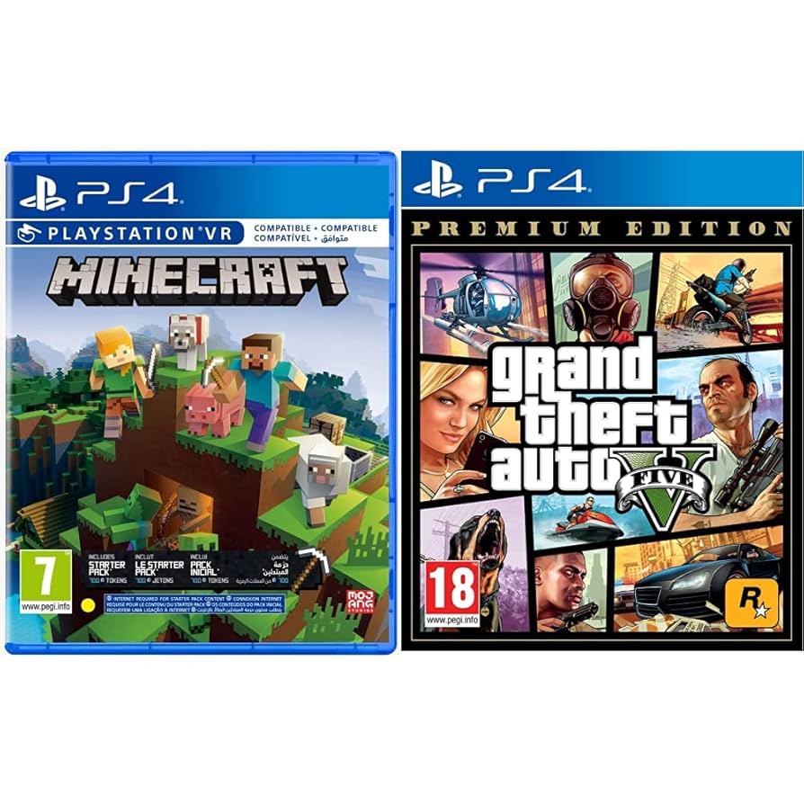 Buy PS4 Minecraft Starter Collection (PS4)+Grand Theft Auto