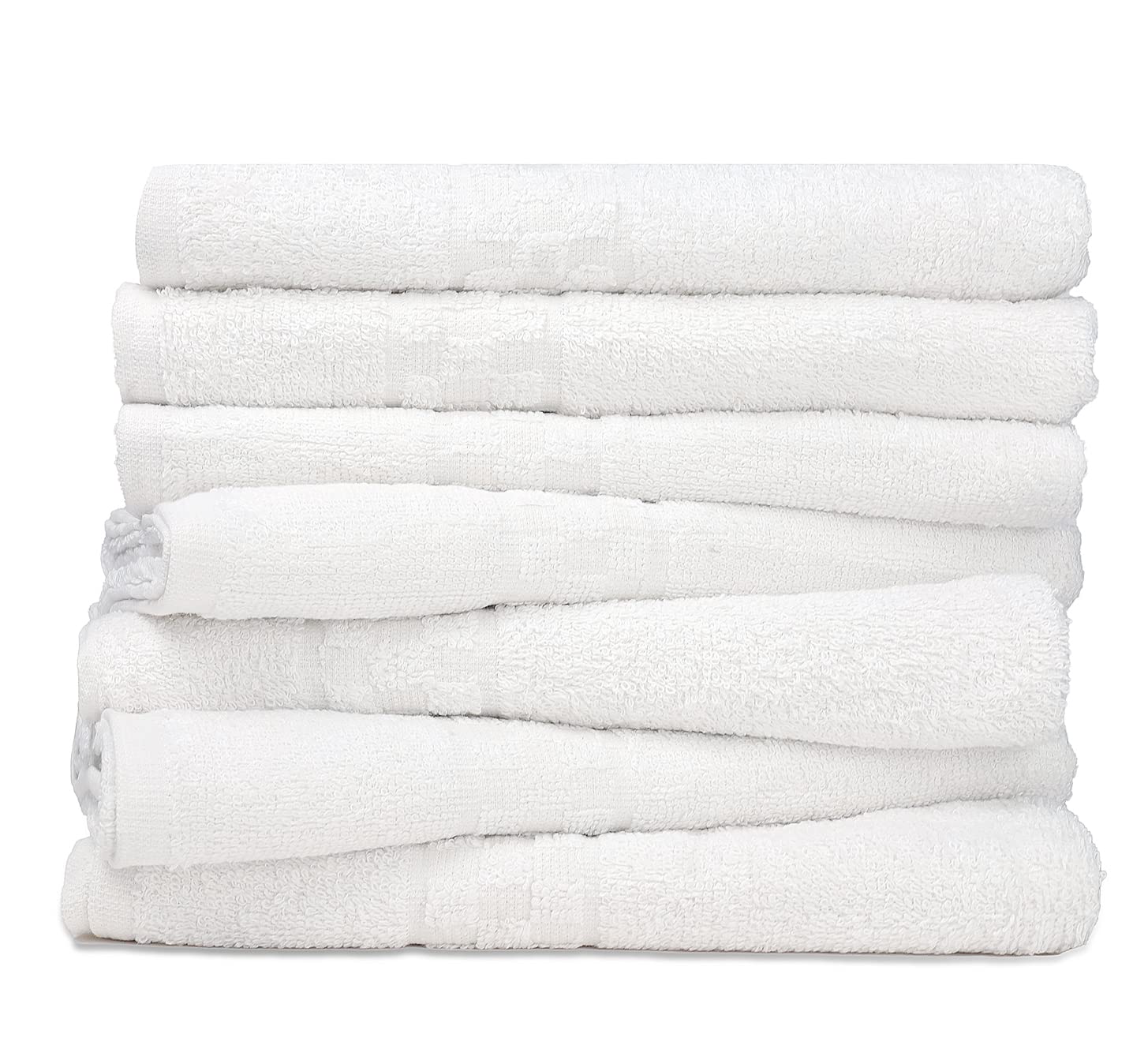 ZUPERIA 7-Pack White Bath Towels - 30" x 54" - Ultra Soft 100% Cotton Large Bath Towels- Highly Absorbent for Bathroom, Pool, Gym, Spa, and Hotel Use