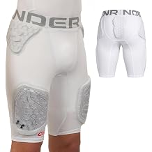 Under Armour Gameday Pro 5-Pad Youth Football Girdle Compression Shorts Boys Padded Protective Gear