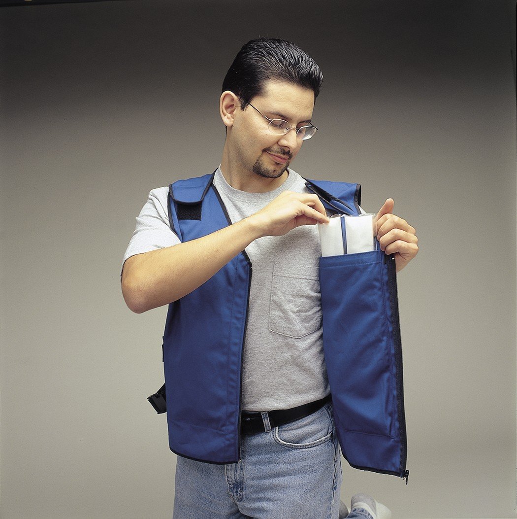 Allegro Industries 8413‐04 Standard Cooling Vest for Cooling Inserts, X‐Large, 46" to 48", 175 lb. to 250 lb.