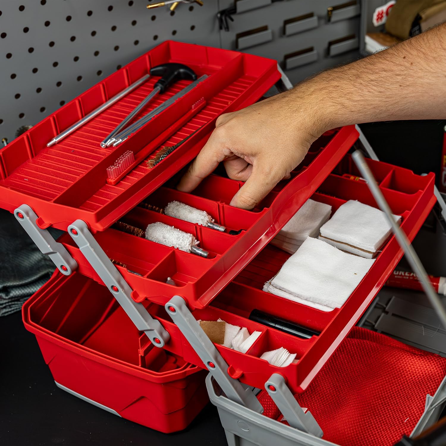Shooter's Choice Bullseye Box Universal Rifle, Pistol, Shotgun Cleaning Kit