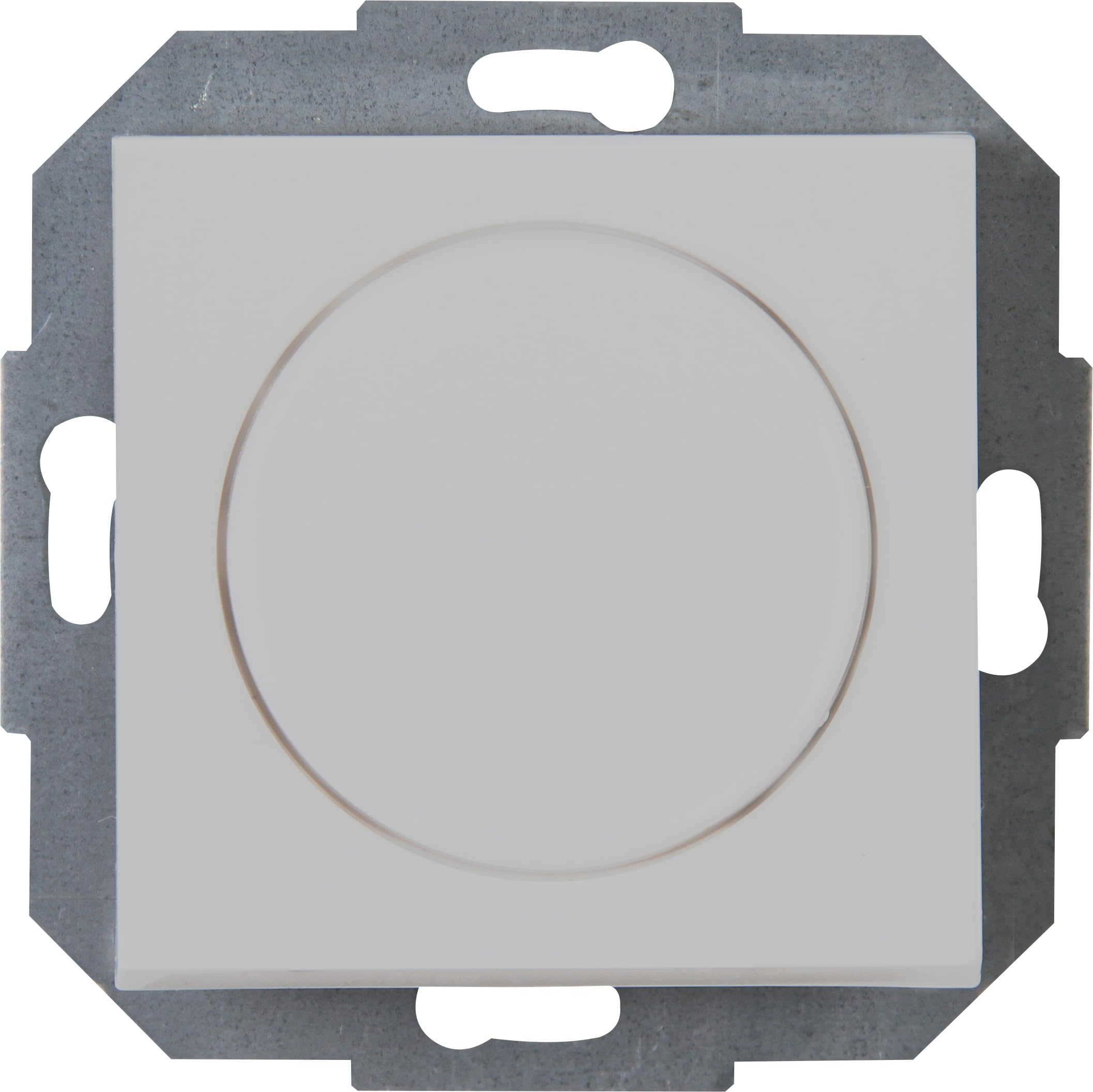 Kopp Athenis Druck-Wechsel-Dimmer, Kombigerät, LED-Dimmer, für Glüh-Lampen, 230V Halogenlampen, Phasenanschnitt, RL 20-250W/VA, LED 3-35W, 230 V~, 50Hz, grau, matte Oberfläche, 842934082