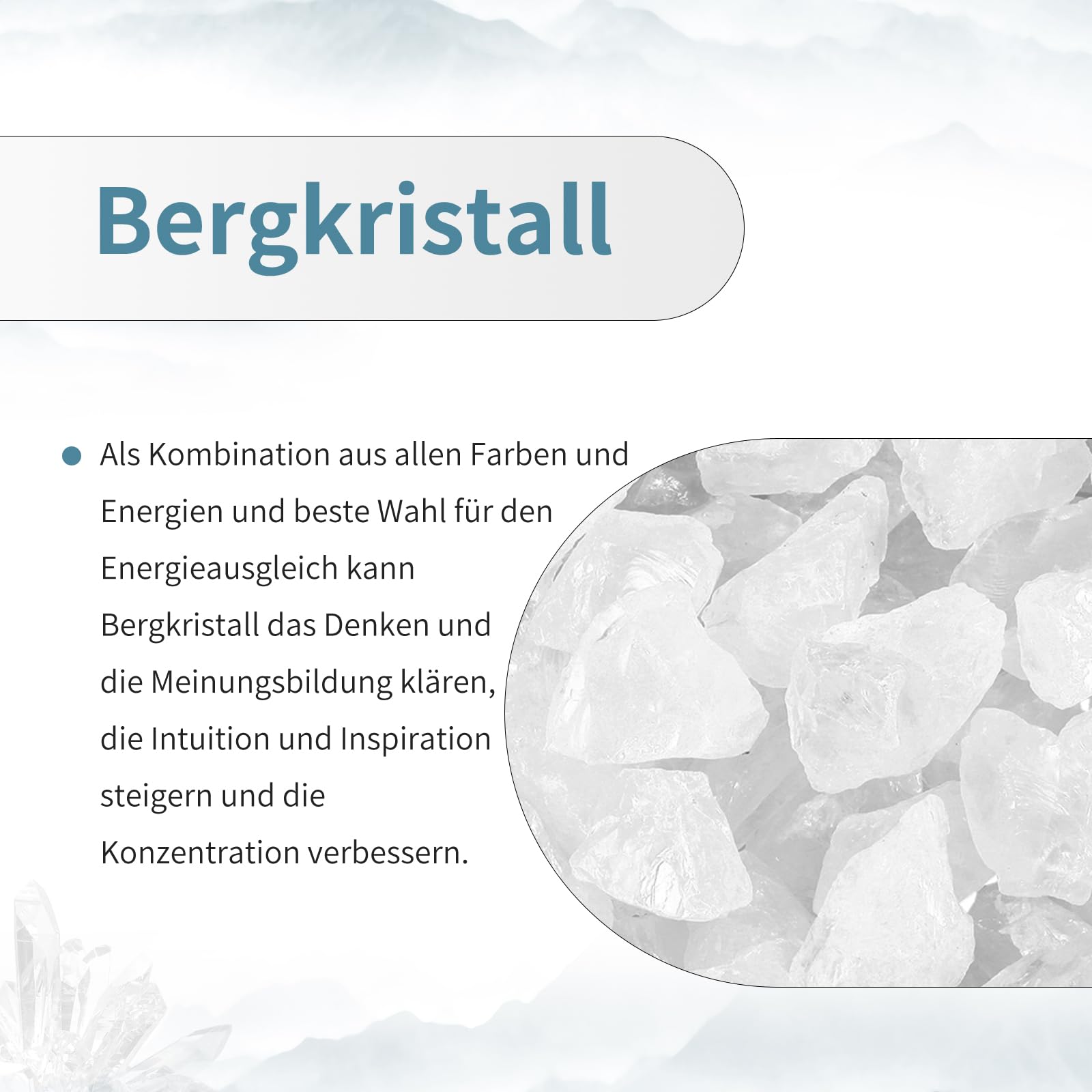 KYEYGWO Natürlicher Bergkristall Druse Rohsteine Unregelmäßiger Quarzkristall Cluster Specimen Reiki Heilstein Meditation Home Decor, 401g-500g