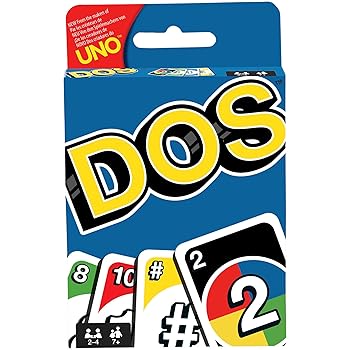 Mattel Games DOS Uno Card Game