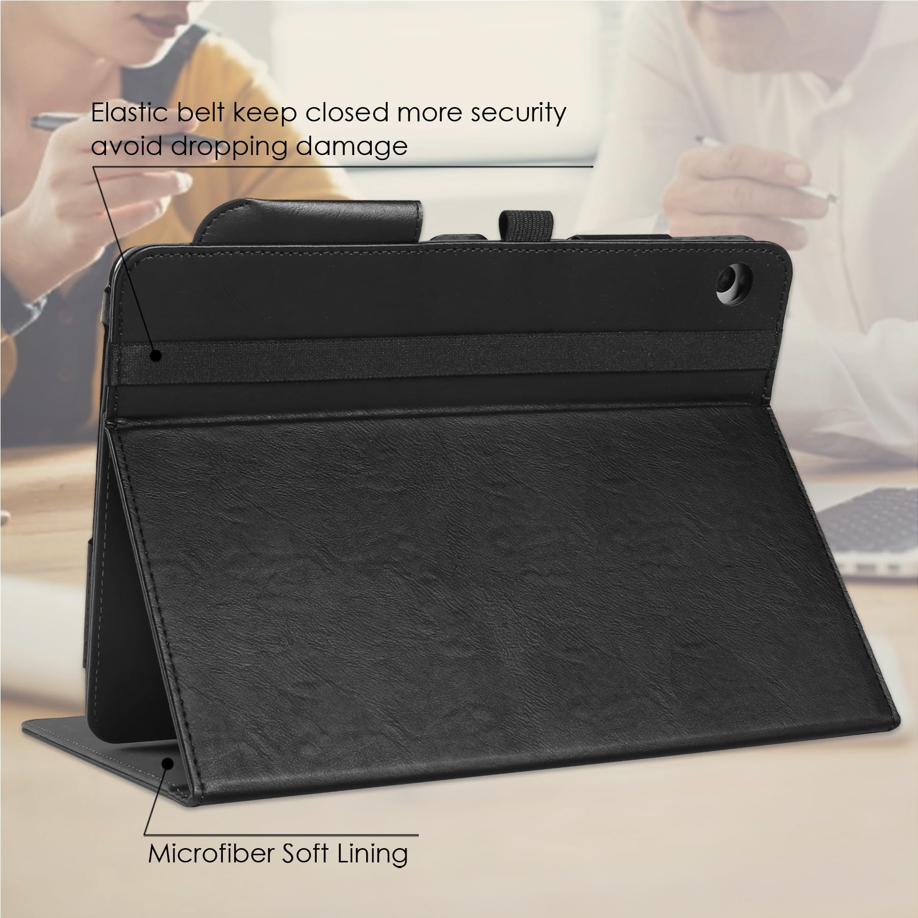 VOVIPO Custodia protettiva per Wacom MovinkPad 11 Android Tablet da 11 pollici, copertura multiangolare con supporto penna per MovinkPad 11", Nero
