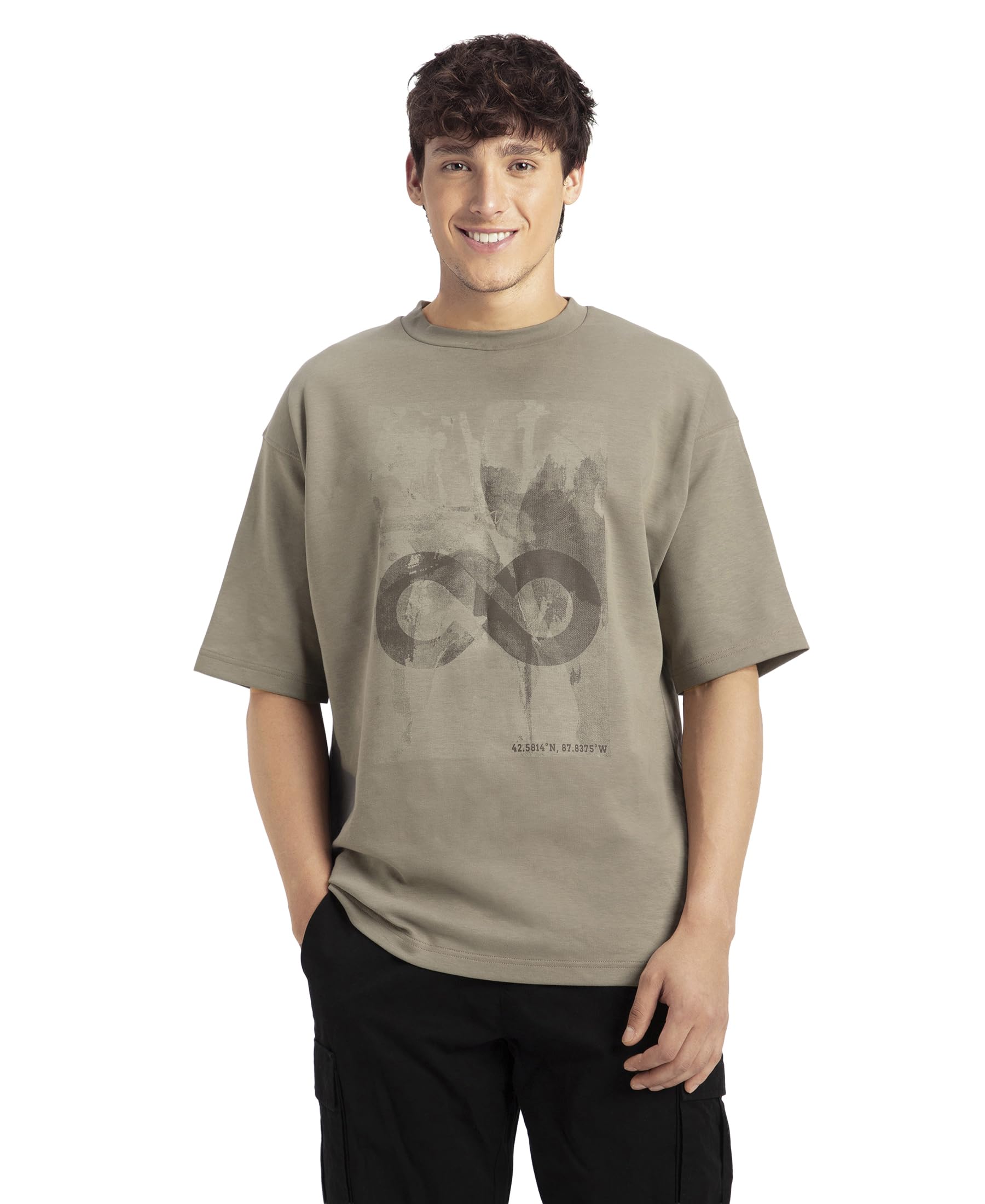 jockey MZ01 Men's Super Combed Cotton Rich Graphic Printed Oversized T-Shirt-picture-17