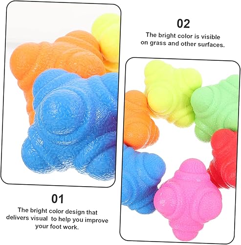 Miniatura 6 de Toddmomy Pelota de reacción para ejercicio de entrenamiento en interiores, equipo de entrenamiento para interiores, pelotas de reflejo de béisbol