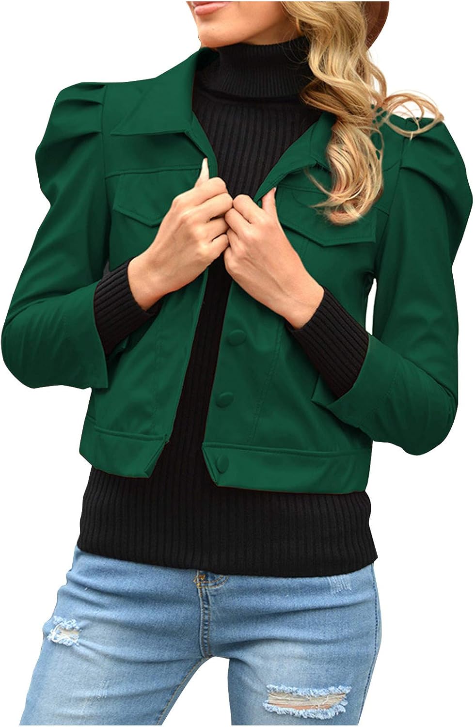 ラペルセブンクォーターカラーコートファッションスリーブソリッドウールウィメンズレザーウィメンズコート ダウンコート レディース ロン