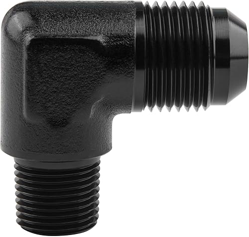 Vista 28 de EVIL ENERGY Adaptador de ajuste de 6AN a 3/8" NPT macho de 90 grados, aluminio