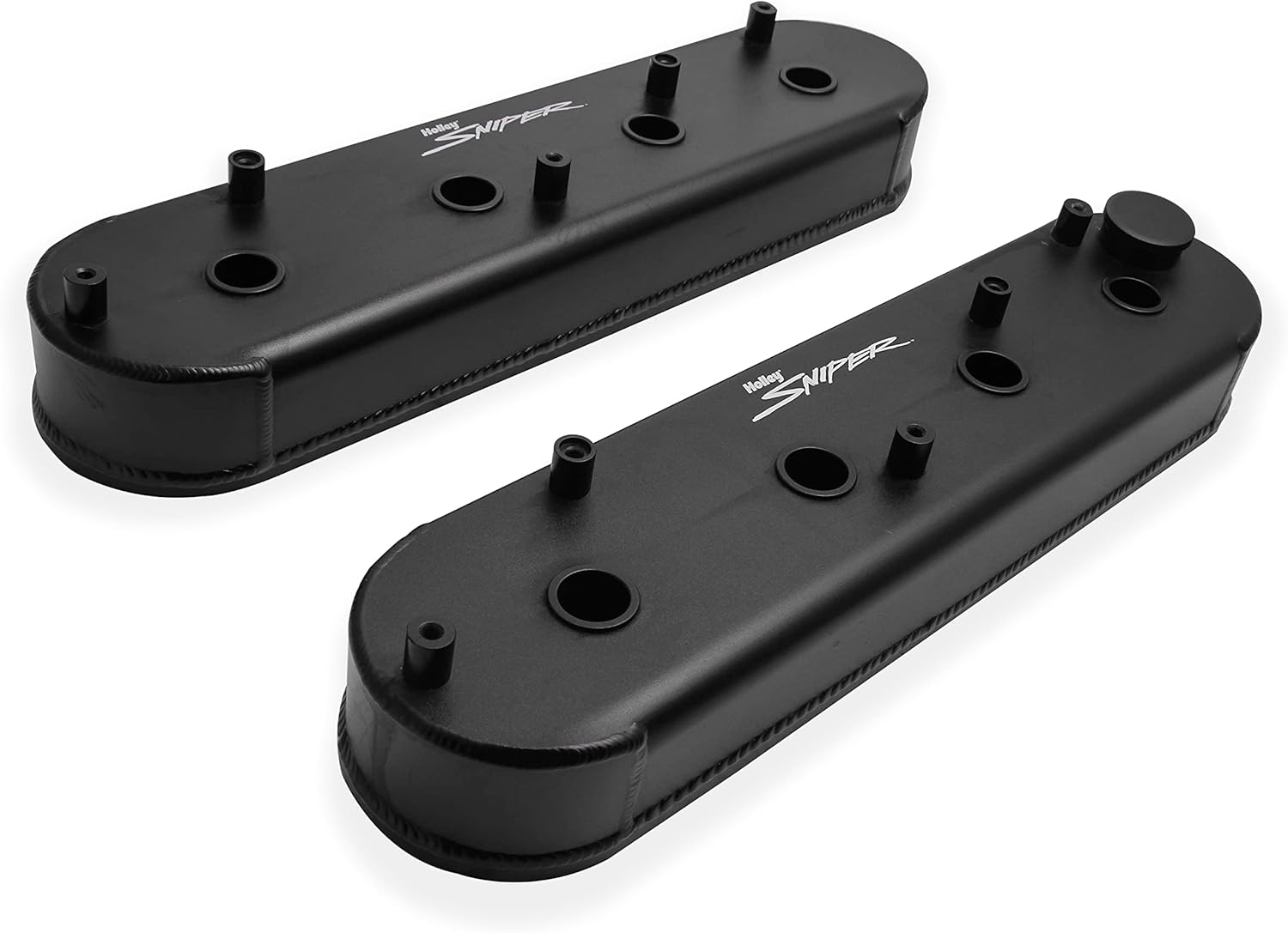 Holley 890014B Aluminum Valve Cover Set