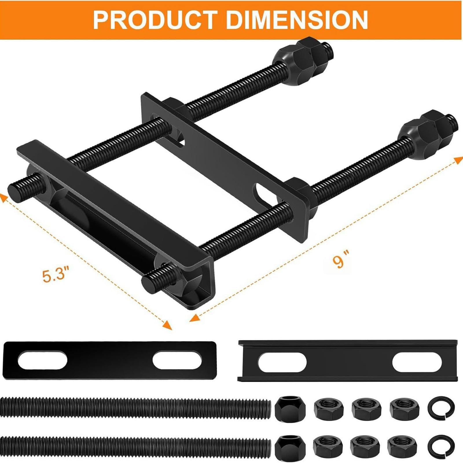 Support de Roue de Secours pour Remorque, Fixation Universelle en Métal, Robuste, Pratique et Utile, Fixation de Roue de Secours pour Remorque et Bateau