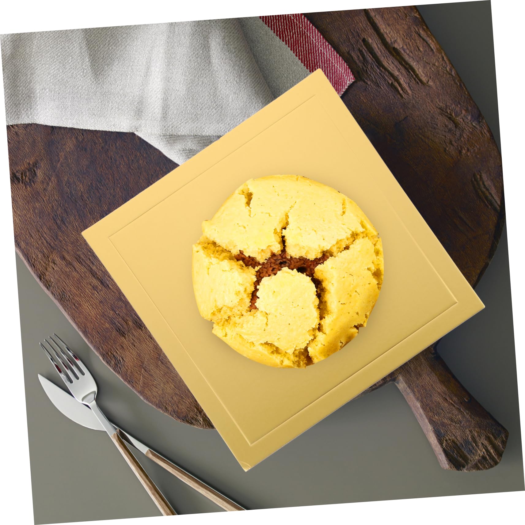 Plateau À Gâteau 5 Pièces Socles À Gâteaux Mousse Accessoires De Présentation De Gâteaux Carré De 14 Pouces