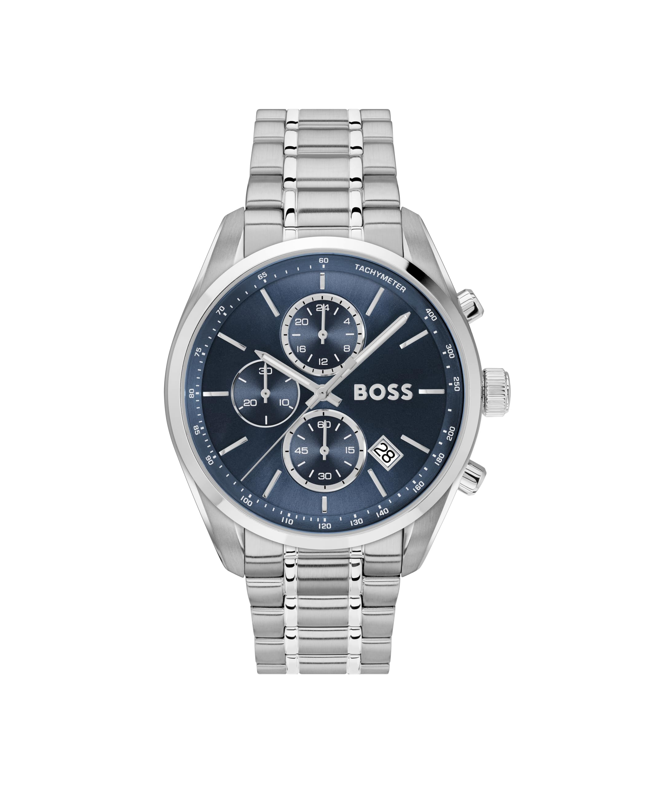 House of Watches - BOSS Mens Grand Prix 44 Blue Chronograph Watch 1514226