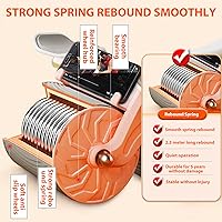 Vista 6 de Uota Rueda abdominal de rebote automático con soporte para codo,Rodillo abdominal para máquina de ejercicio abdominal,Equipo de entrenamiento